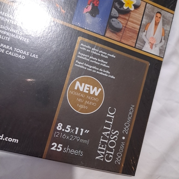 Ilford professional photo paper metallic finish 8.5x11 25 sheets sealed - Picture 3 of 6